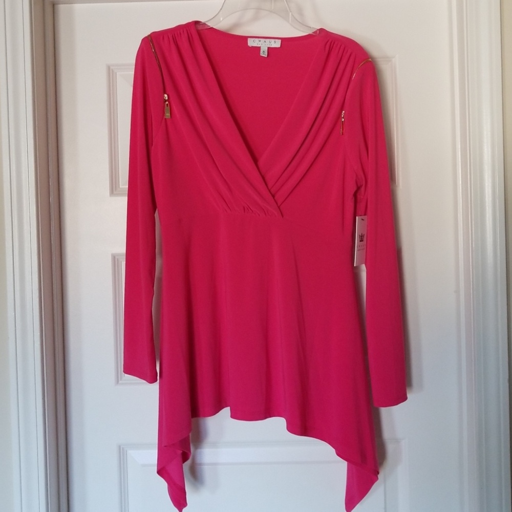 Chaus pink top